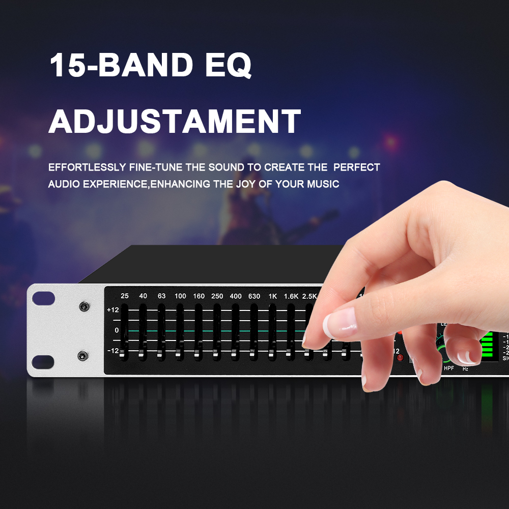 Eq215 Dual 15-Band Graphic Equ - Audio Music Mixer review and price