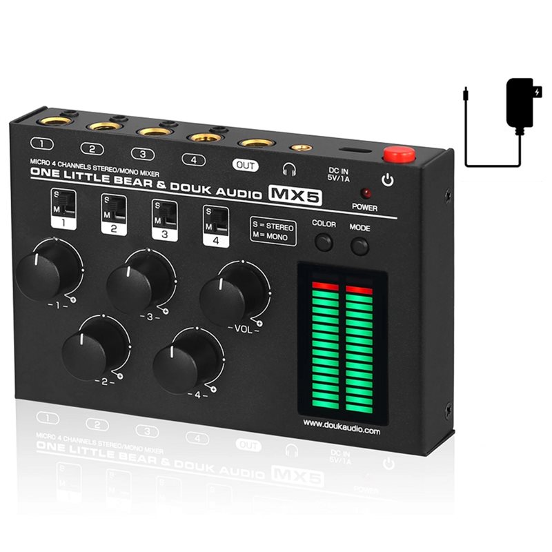 B67C For Douk Audio MX5 4 Chan - Audio Mixer 4 Channel review and price