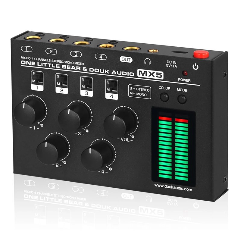 B67C For Douk Audio MX5 4 Chan - Audio Mixer 4 Channel review and price