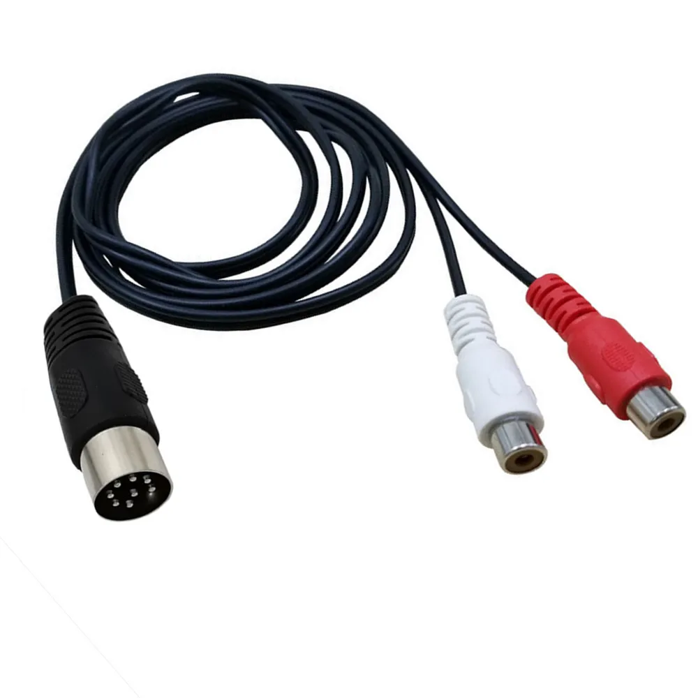 Din 8 Pin to 2RCA Cable 8Pin D - Audio Music Instrumental review and price