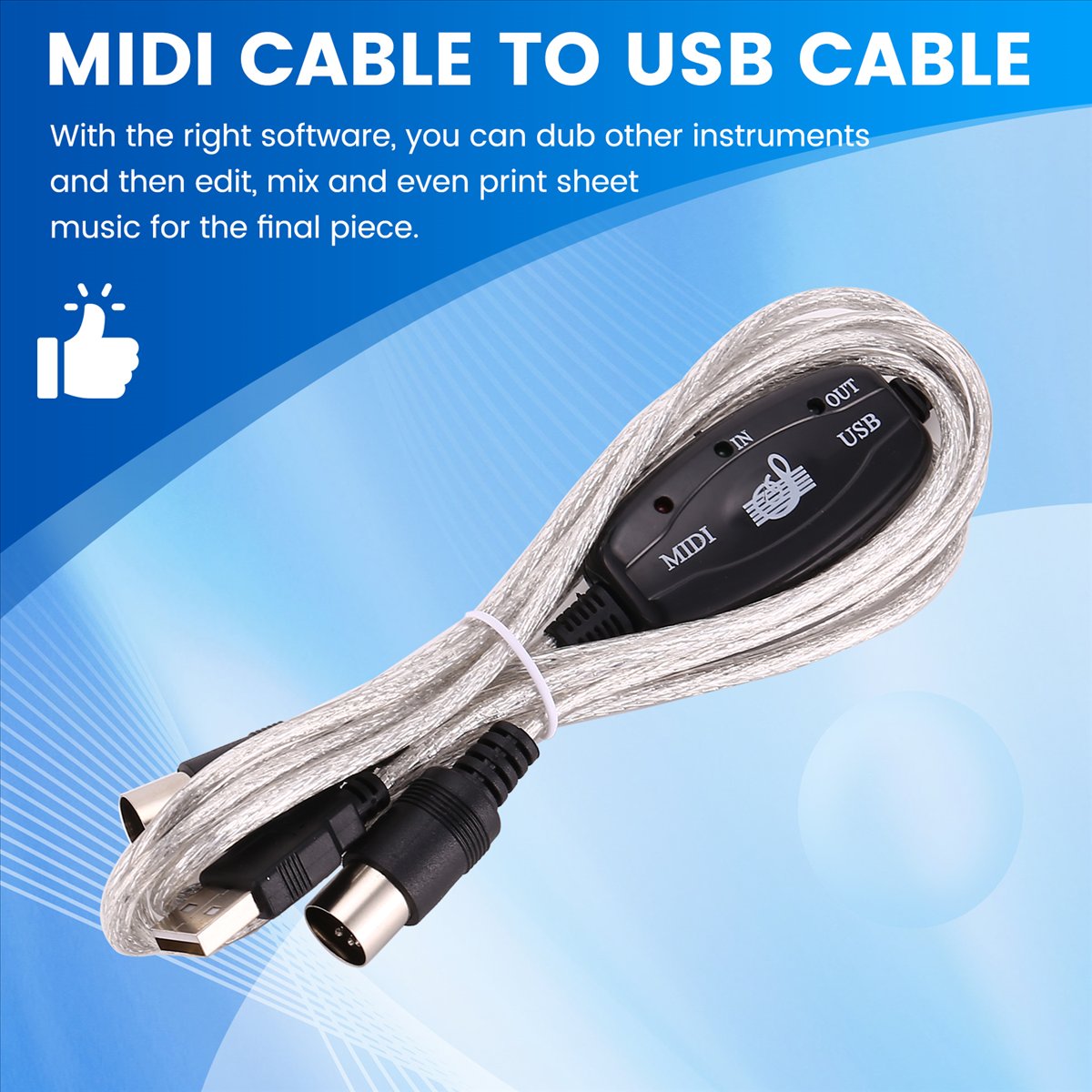 AA80 USB to MIDI 5Pin Cable Co - Audio Music Editing review and price