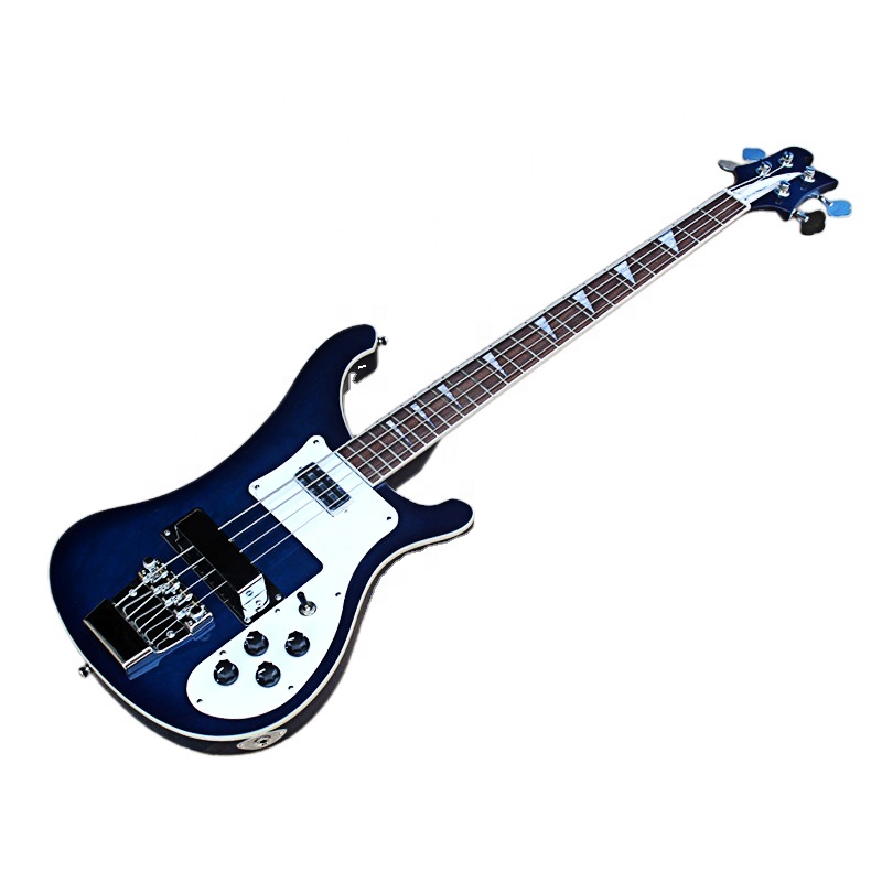Blue Electric Bass Guitar with - Bass Guitar Strings review and price