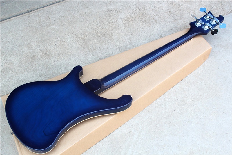 Blue Electric Bass Guitar with - Bass Guitar Strings review and price
