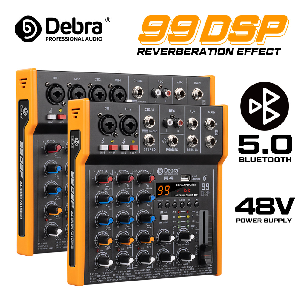 Debra R4/R6 6-Channel Multi-Au - Audio Music Mixer review and price