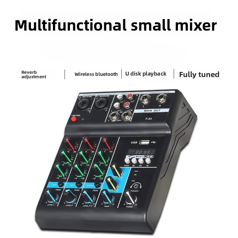 Professional 4-Channel Sound M - Audio Mixer 4 Channel review and price