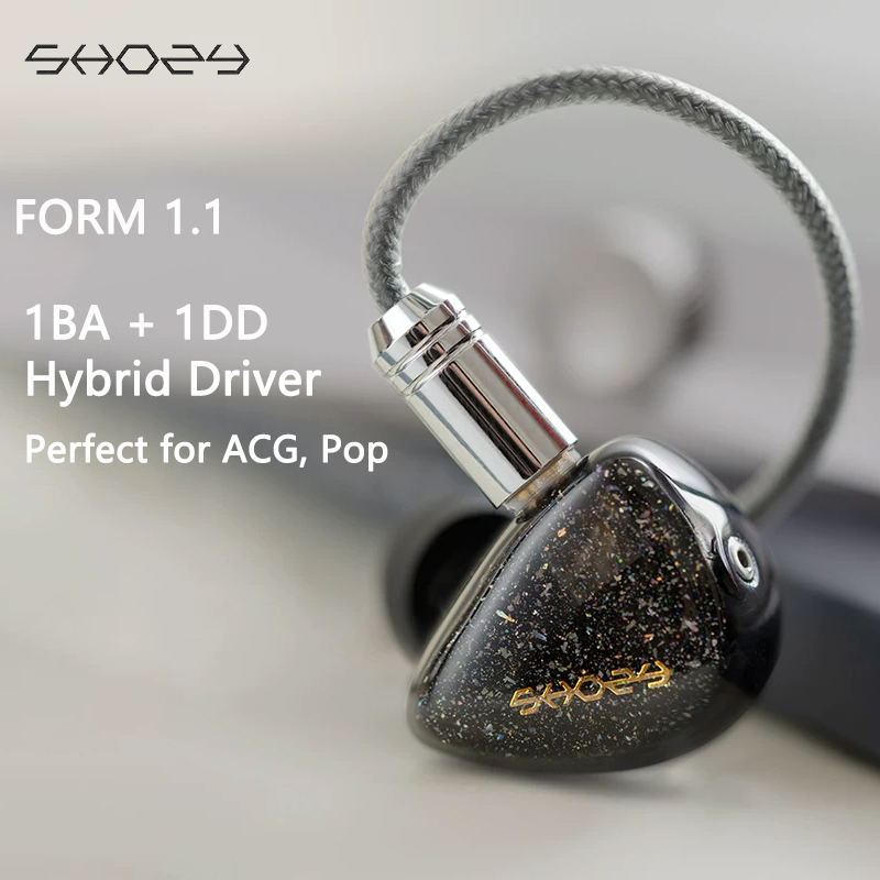 Shozy Form 1.1 Hybrid IEM Wire - Audio Music Technology review and price