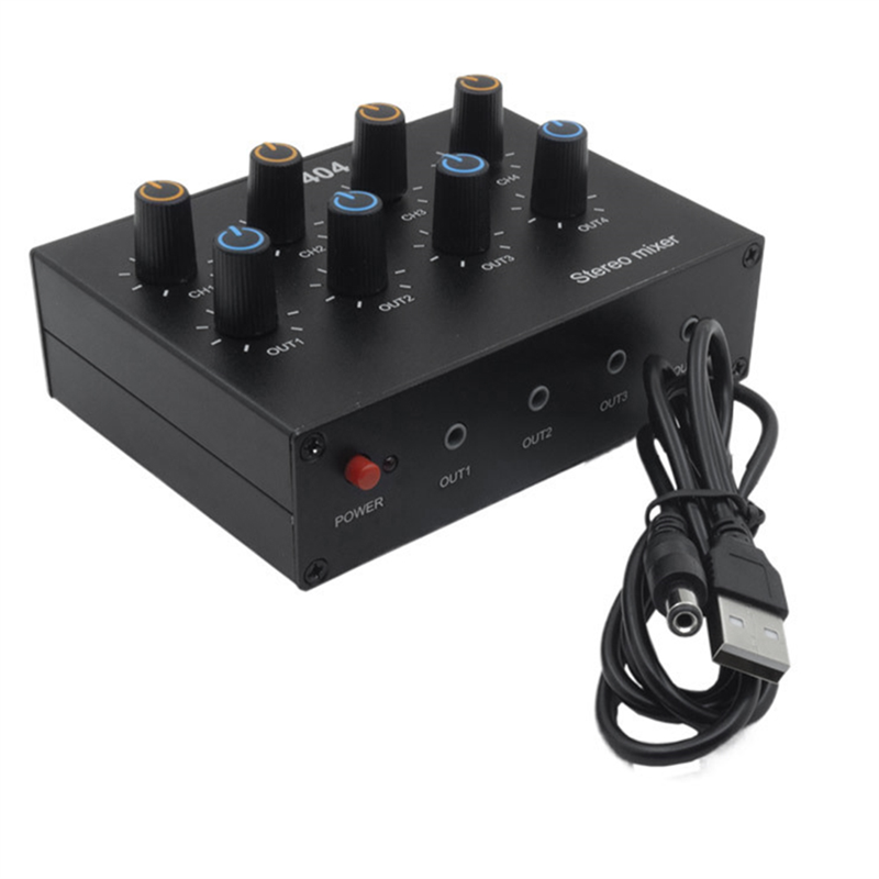 M07K-AU-404 Stereo Sound Four  - Audio Music Mixer review and price