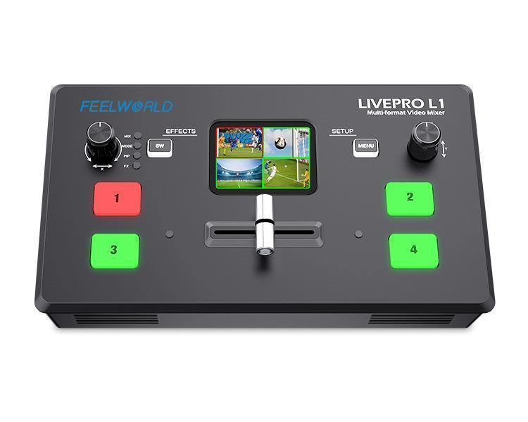 FEELWORLD LIVEPRO L1 V1 4xHDMI - Audio Mixer 4 Channel review and price