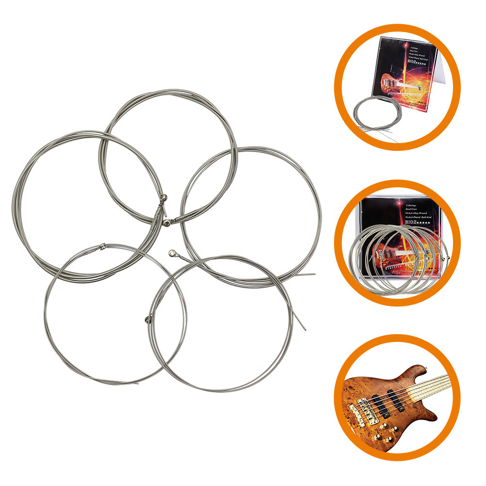 1Pack Reliable 5-String Electr - Bass Guitar Strings review and price