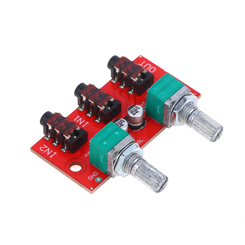 Dual Channel Stereo Passive Au - Audio Music Mixer review and price