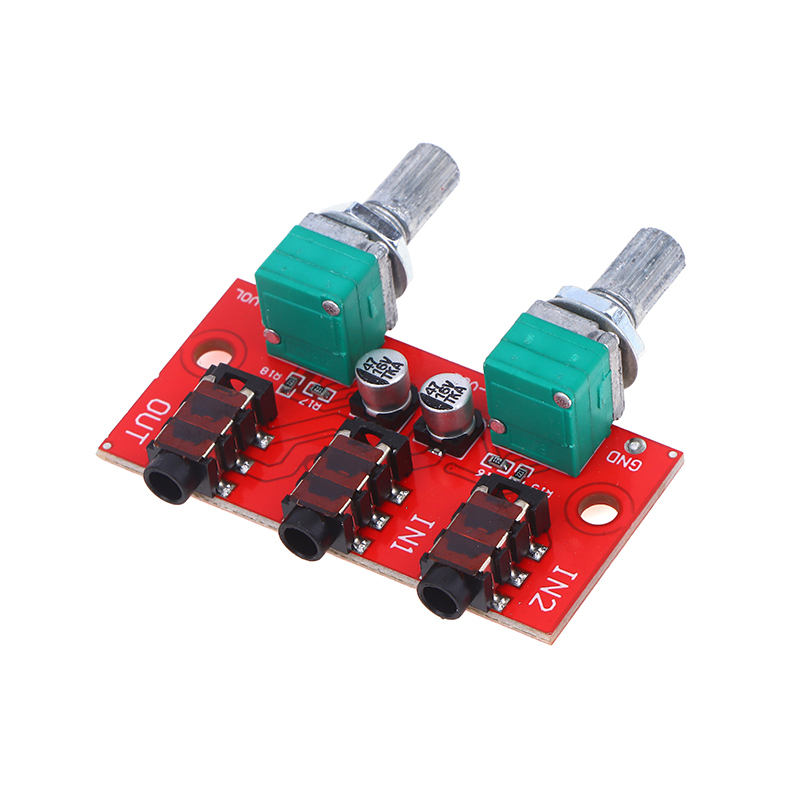Dual Channel Stereo Passive Au - Audio Music Mixer review and price