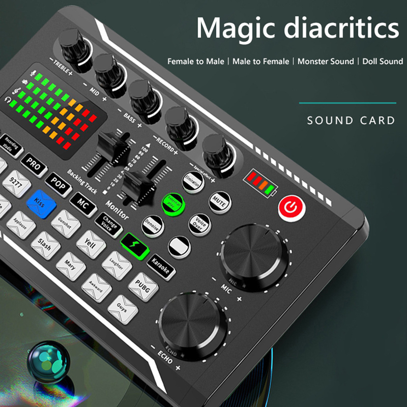 F998 Live Sound Card Audio DJ  - Audio Music Tiktok review and price
