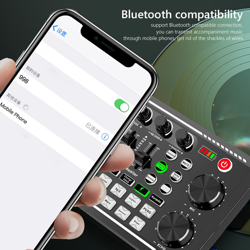 F998 Live Sound Card Audio DJ  - Audio Music Tiktok review and price