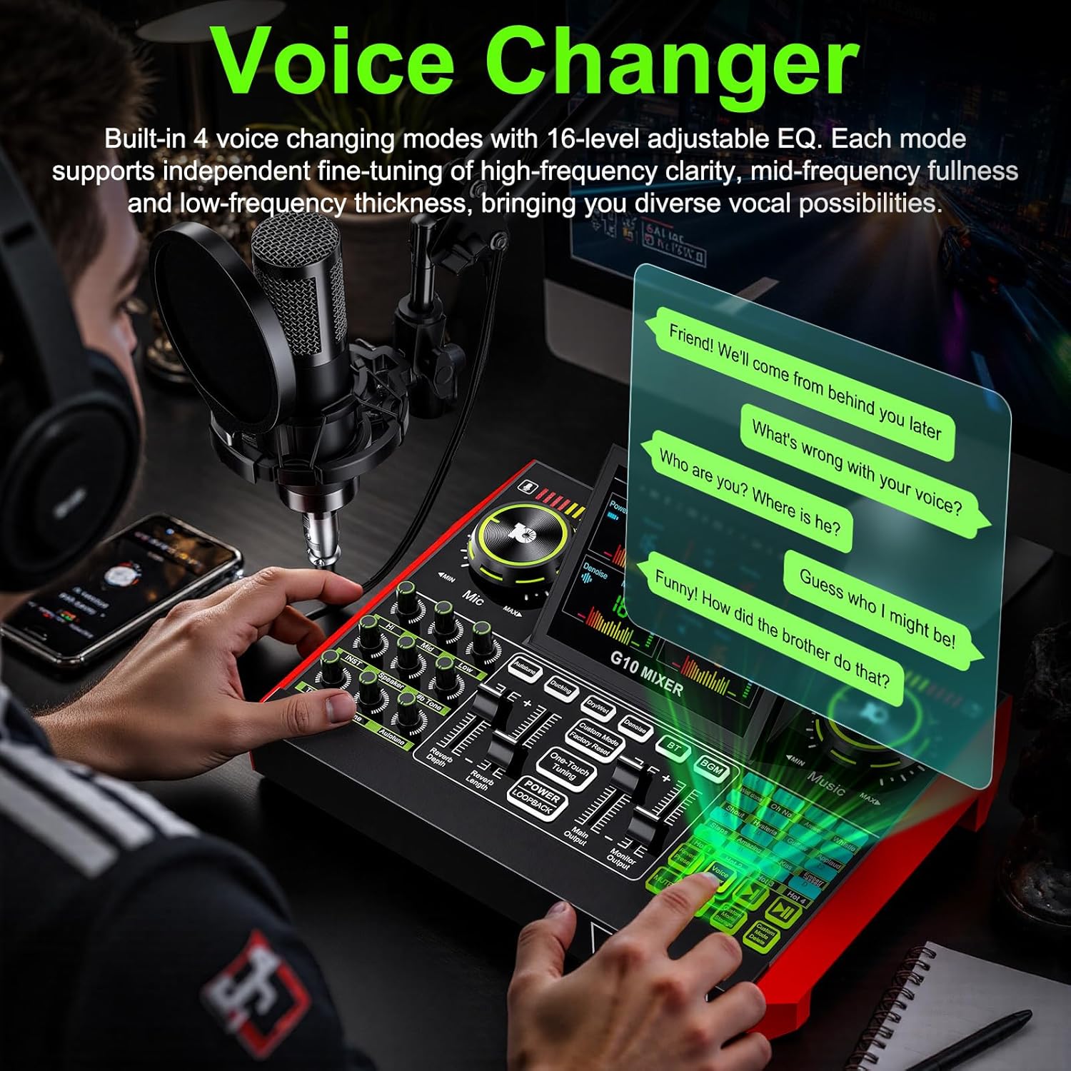 Tenlamp G10 Live Streaming Aud - Audio Music Mixer review and price