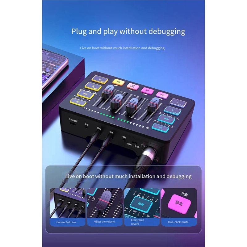 2026 New-SC3 For Game Voice Po - Audio Mixer 4 Channel review and price