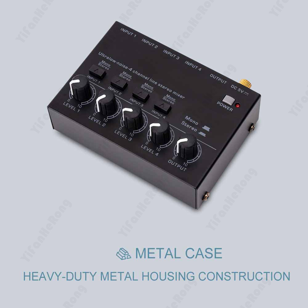 MAX400 Mixer Mini Low Noise So - Audio Mixer 4 Channel review and price