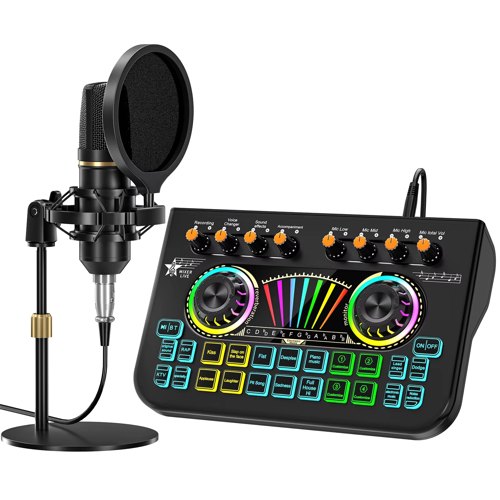 Tenlamp X3 BM800 Podcast Micro - Audio Music Mixer review and price