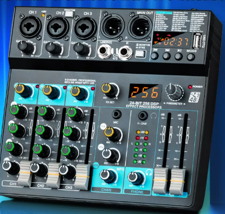 4-Channel Bluetooth Audio Mixe - Audio Mixer 4 Channel review and price